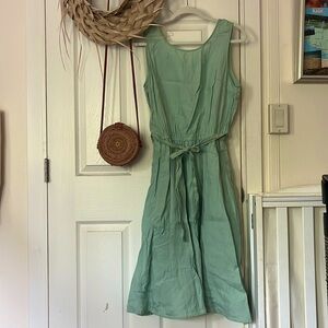 Grae Cove linen tank dress